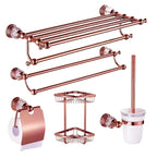 Accessori da Bagno in Ottone Lusso Rosa Oro