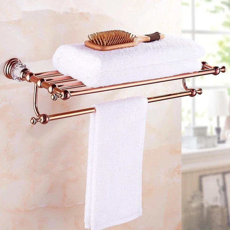 Accessori da Bagno in Ottone Lusso Rosa Oro