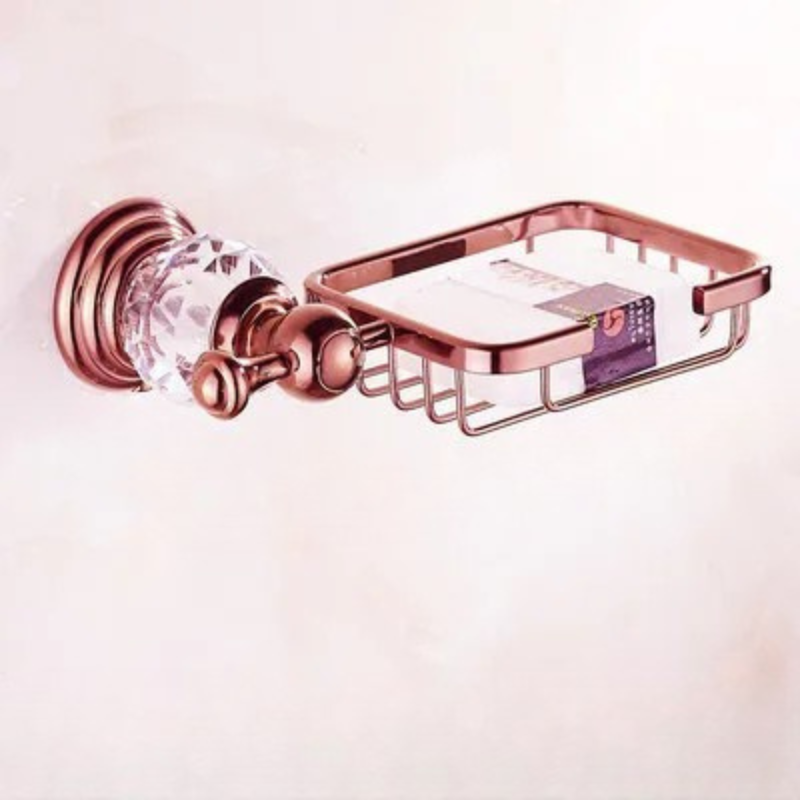 Accessori da Bagno in Ottone Lusso Rosa Oro