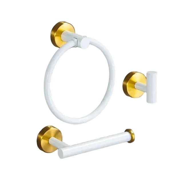Set di Accessori per Bagno Set di Organizer per Mensole in Acciaio Inossidabile