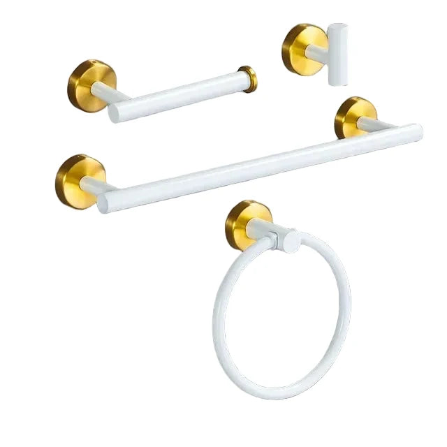 Set di Accessori per Bagno Set di Organizer per Mensole in Acciaio Inossidabile