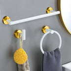 Set di Accessori per Bagno Set di Organizer per Mensole in Acciaio Inossidabile