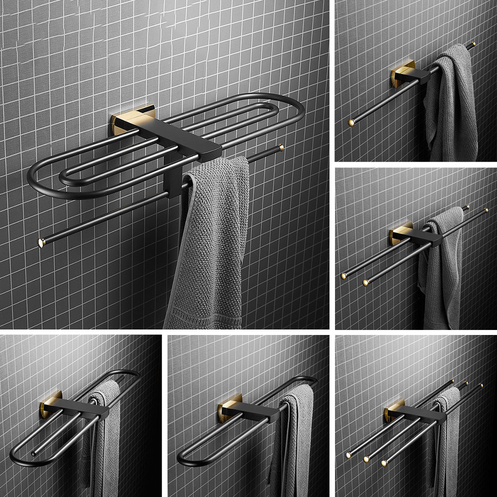 Accessori per Bagno Portasciugamani Ripiano Barre Singole