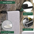 Set di Accessori per Bagno Barra Asciugamani Acciaio Inossidabile