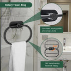Set di Accessori per Bagno Barra Asciugamani Acciaio Inossidabile
