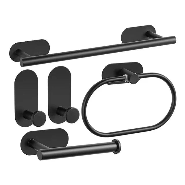 Set di Accessori per Bagno Barra Asciugamani Acciaio Inossidabile