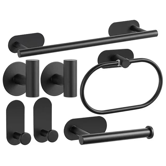 Set di Accessori per Bagno Barra Asciugamani Acciaio Inossidabile