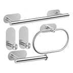Set di Accessori per Bagno Barra Asciugamani Acciaio Inossidabile