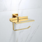 Set di Accessori per Bagno: Porta Asciugamani, Porta Carta, Porta Spazzola per WC