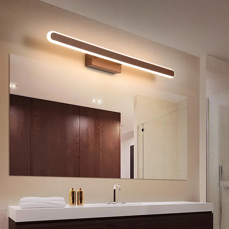 Lampada da parete LED per bagno, faro moderno per specchio, luce da parete per casa