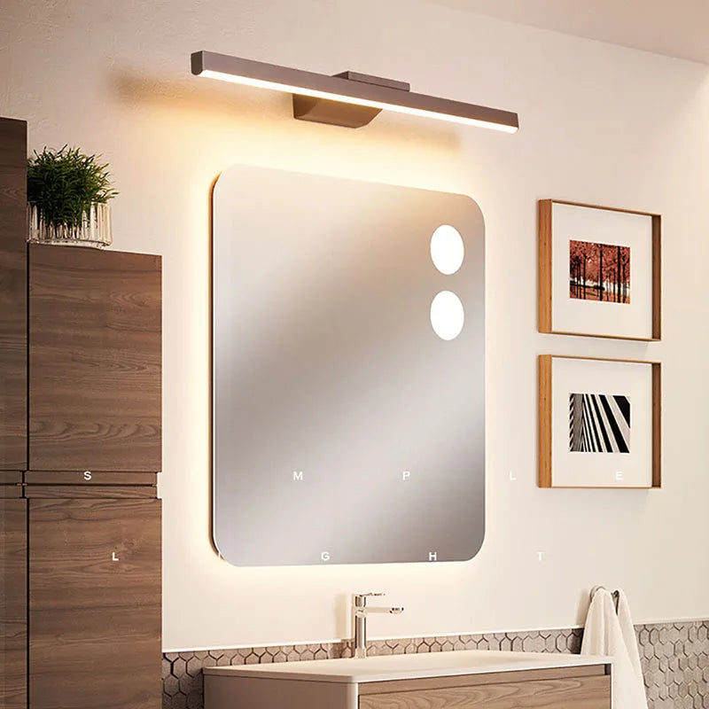 Lampada da parete LED per bagno, faro moderno per specchio, luce da parete per casa