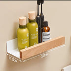 Rastrelliera da Bagno a Muro per Doccia Stile Nordico Scaffale di Stoccaggio