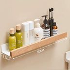 Rastrelliera da Bagno a Muro per Doccia Stile Nordico Scaffale di Stoccaggio