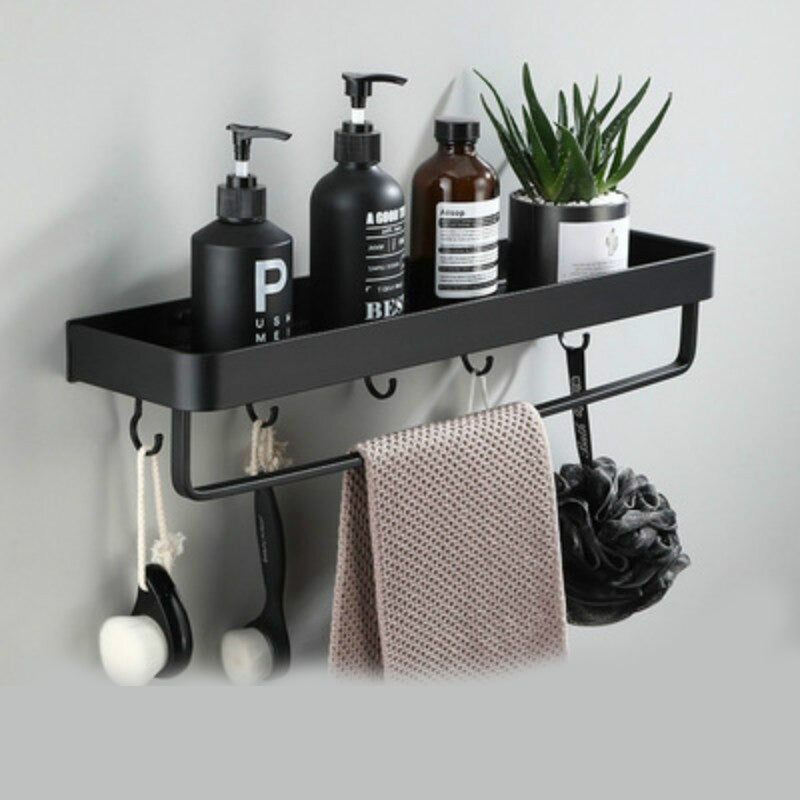 Mensola da Bagno Organizzatore Senza Trapano Supporto per Doccia Mensole Angolari
