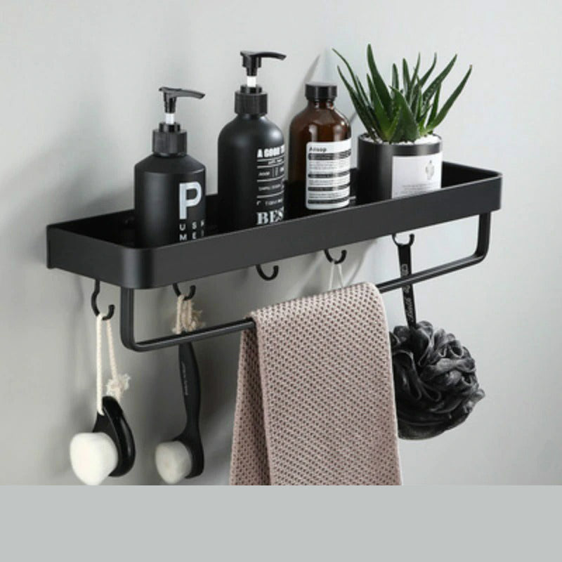 Mensola da Bagno Organizzatore Senza Trapano Supporto per Doccia Mensole Angolari