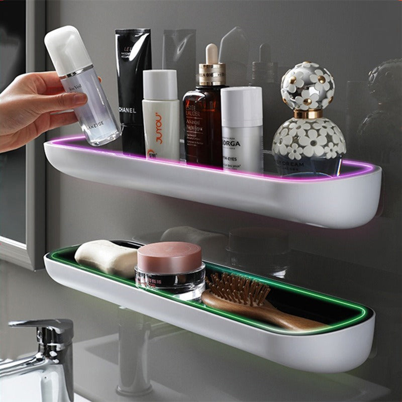 Supporto per Mensola da Bagno con Barra per Asciugamani