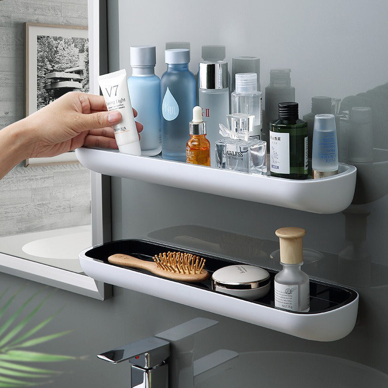 Supporto per Mensola da Bagno con Barra per Asciugamani