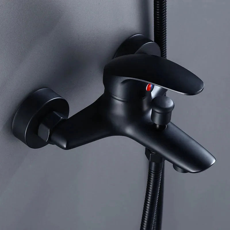 Rubinetti per Doccia da Bagno a Muro Set di Soffione da Vasca Portatile
