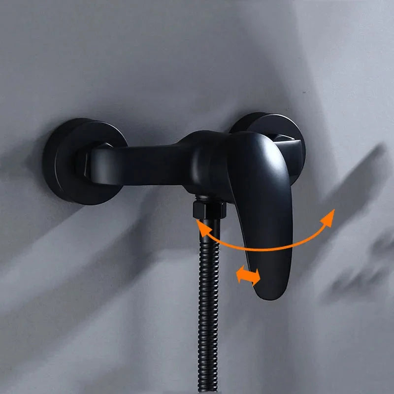 Rubinetti per Doccia da Bagno a Muro Set di Soffione da Vasca Portatile