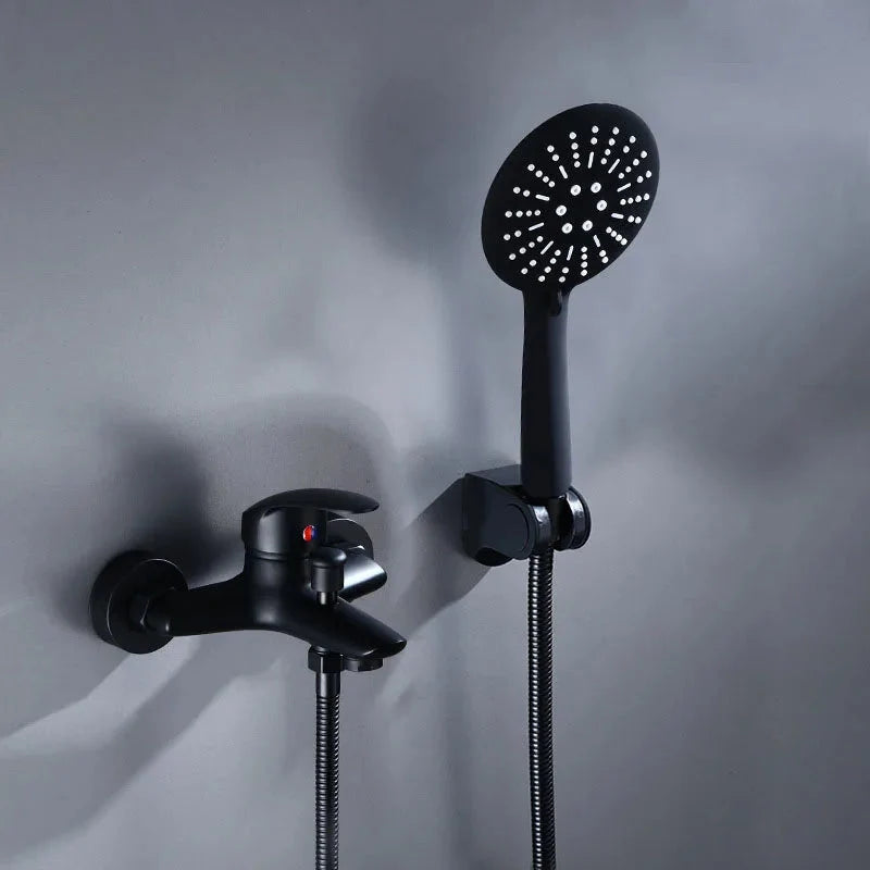 Rubinetti per Doccia da Bagno a Muro Set di Soffione da Vasca Portatile