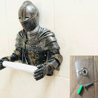 Porta Carta Igienica Statua Medievale Cavaliere Dispenser Carta Igienica