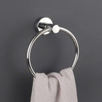 Supporto per Anello Asciugamano da Bagno in Acciaio Inossidabile - Anello Asciugamano Rotondo da Bagno