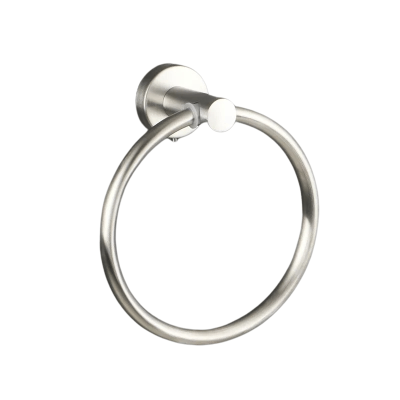 Supporto per Anello Asciugamano da Bagno in Acciaio Inossidabile - Anello Asciugamano Rotondo da Bagno