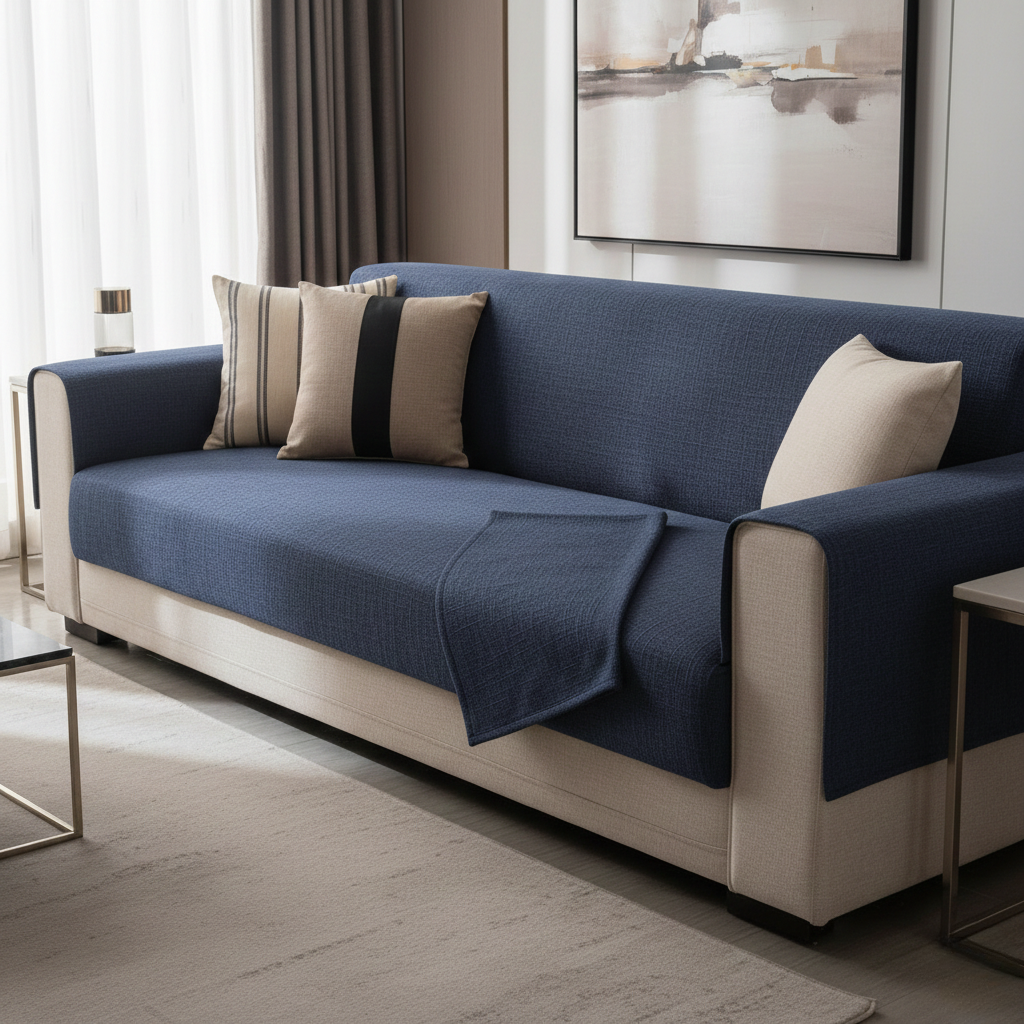 Copertura per Divano Universale di Lusso Design a Un Pezzo