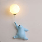 Lampada da Parete Orso Carina Luce a Palloncino Decorativa per Stanza Bambini