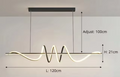 Lampada a sospensione LED dimmerabile moderna