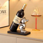 Portabottiglie Bearwine – Porta Bottiglie Decorativo in Ceramica con Design Giocoso di Orso