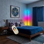 Lampada da Terra Angolare LED RGB Luce Ambiente Moderna con Telecomando