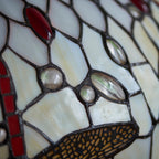 Lampada da Tavolo Tiffany Dragonfly Beige Interiors 1900 - Corda di Trazione