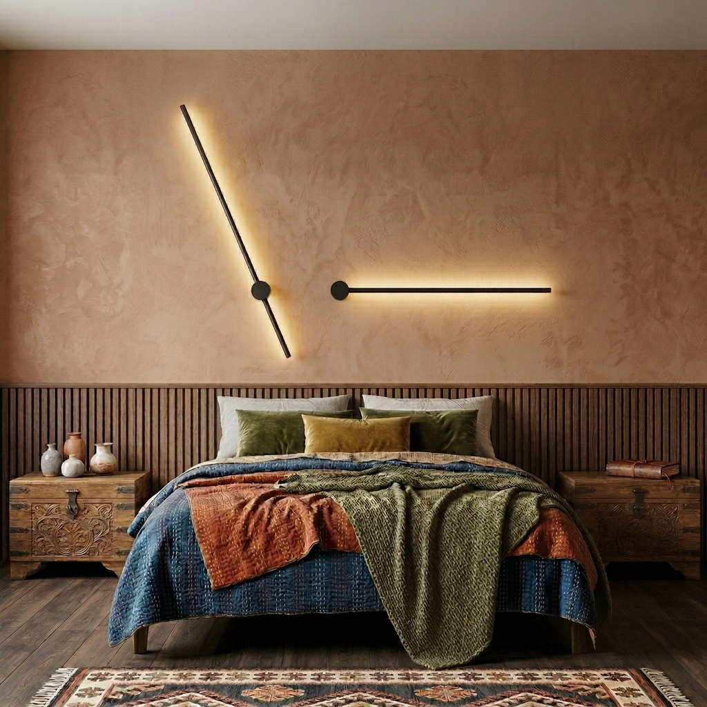 Lampada da parete a LED lineare Treacy