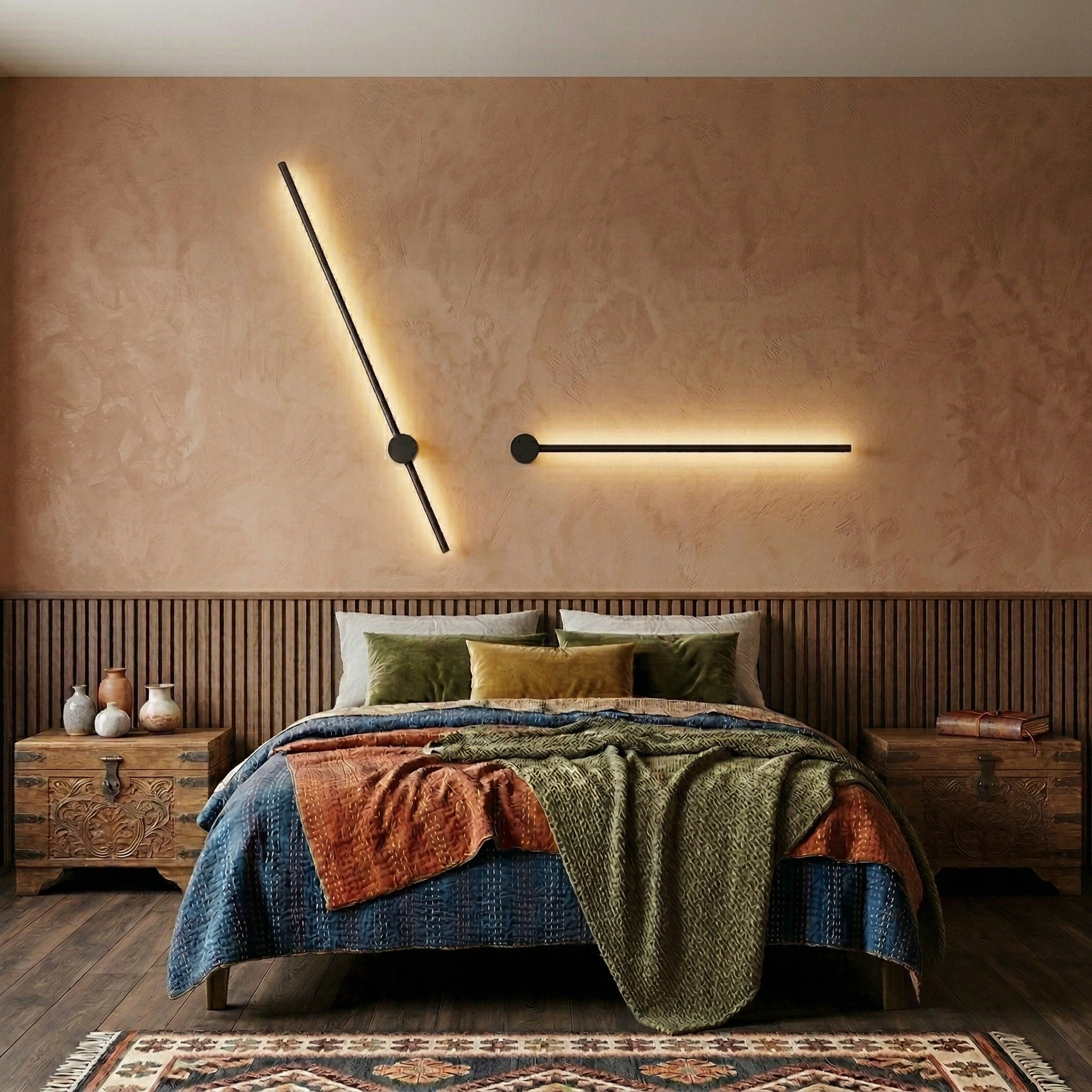 Lampada da parete a LED lineare Treacy