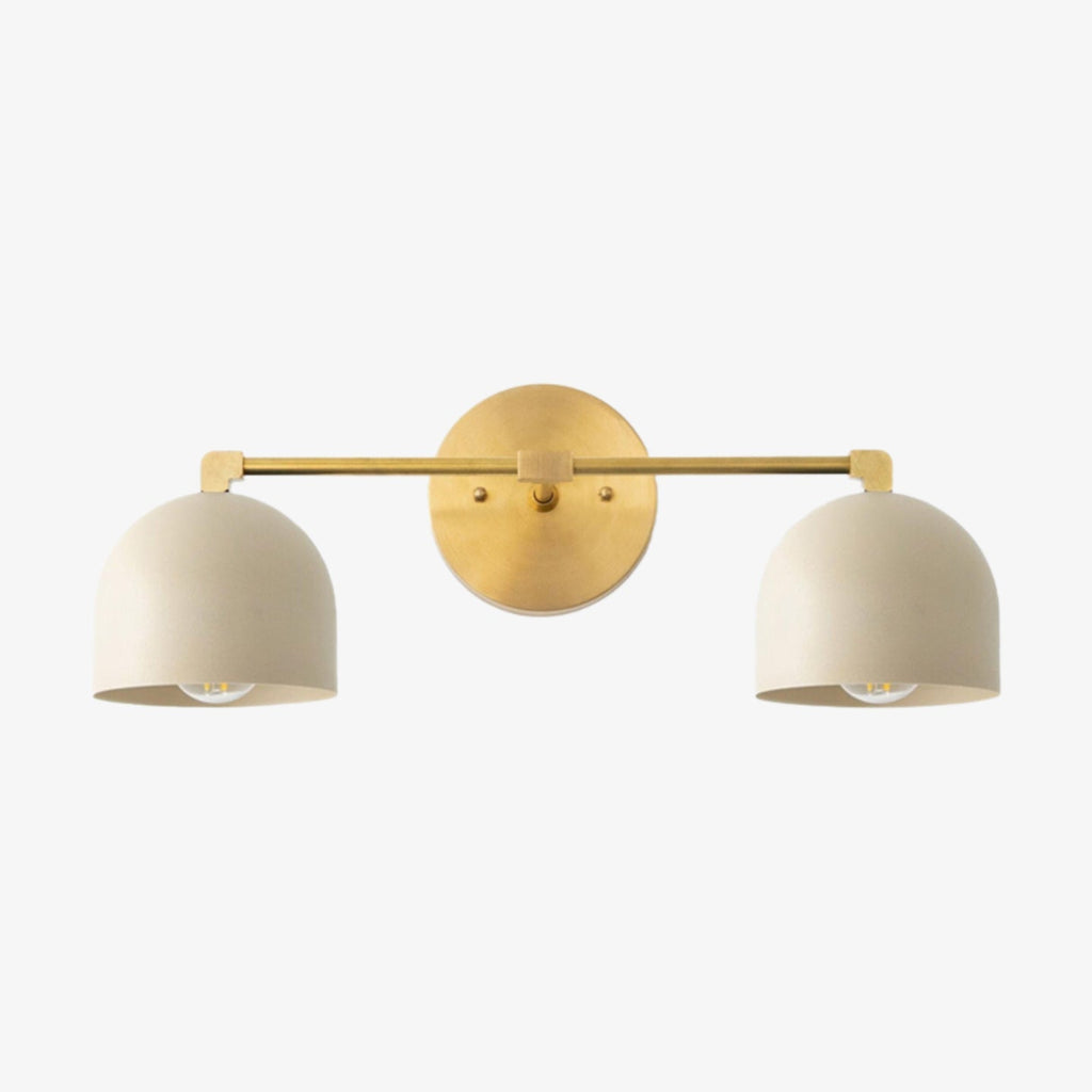 Applique da Parete in Ottone Chroma Dome per Bagno Moderno