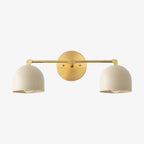 Applique da Parete in Ottone Chroma Dome per Bagno Moderno