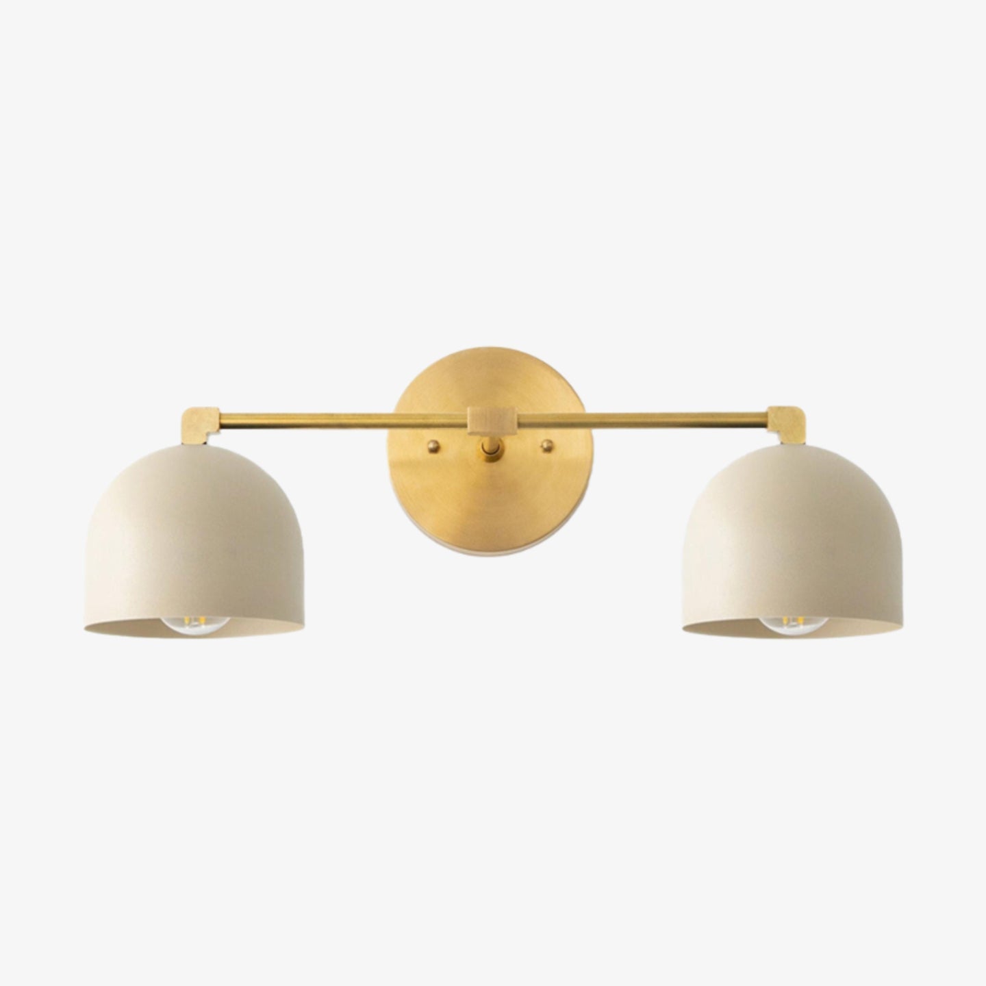 Applique da Parete in Ottone Chroma Dome per Bagno Moderno