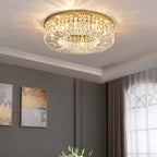 Kristy Lampada da Soffitto in Metallo/Cristallo di Lusso