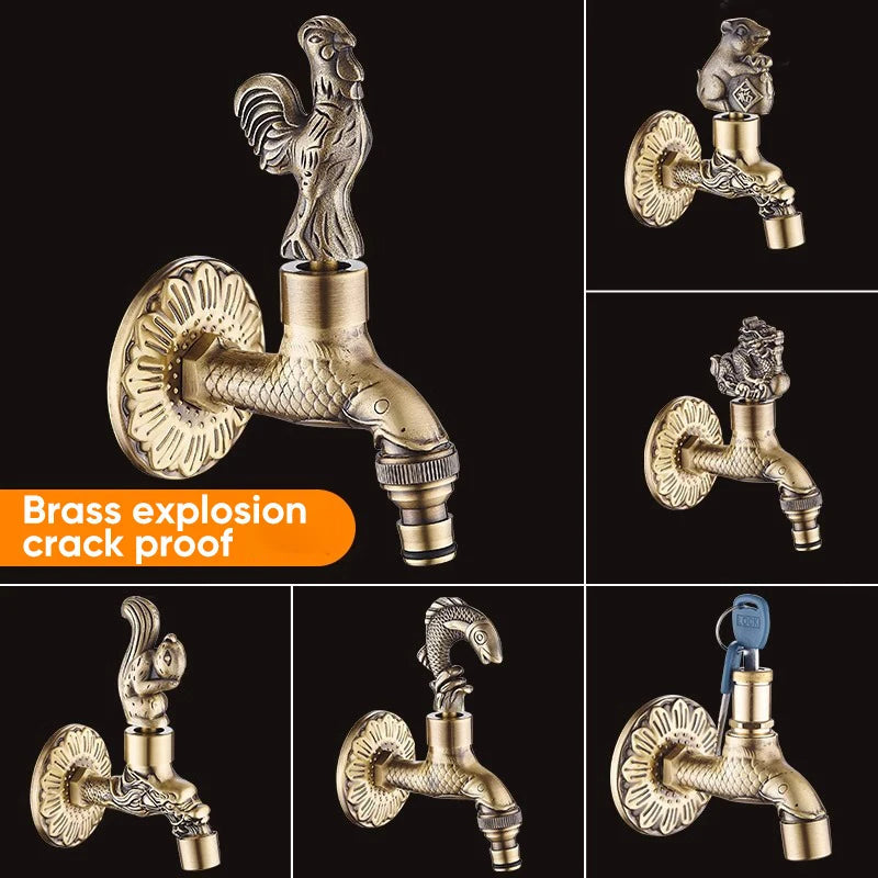 Rubinetto Bidet Antico per Lavatrice Rubinetto Esterno per Giardino