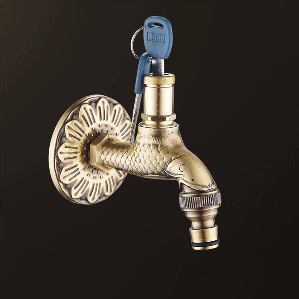 Rubinetto Bidet Antico per Lavatrice Rubinetto Esterno per Giardino