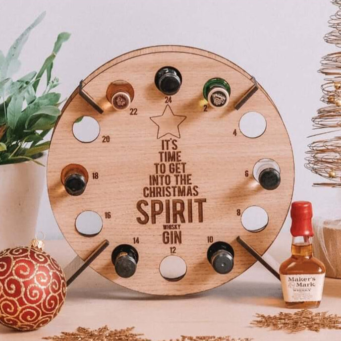 Calendario dell'Avvento in Legno Birra 2026 – 24 Giorni di Conto alla Rovescia per Natale
