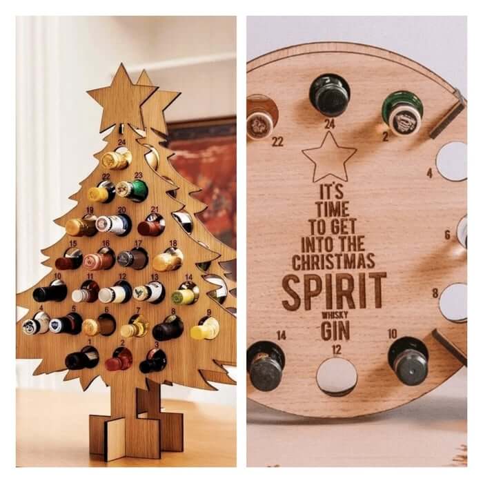 Calendario dell'Avvento in Legno Birra 2026 – 24 Giorni di Conto alla Rovescia per Natale
