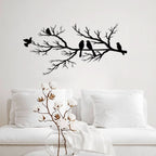 BIRDWING ART – Decorazione da parete in metallo con uccelli per un living elegante