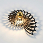 Lampada da Parete LED Decorativa Design Nautilus Moderna