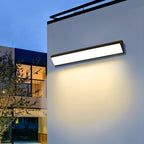 Sireya | Moderno Faretto da Parete LED da Esterno con Design Lineare Impermeabile IP65 per Illuminazione di Giardini e Patii