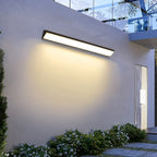 Sireya | Moderno Faretto da Parete LED da Esterno con Design Lineare Impermeabile IP65 per Illuminazione di Giardini e Patii