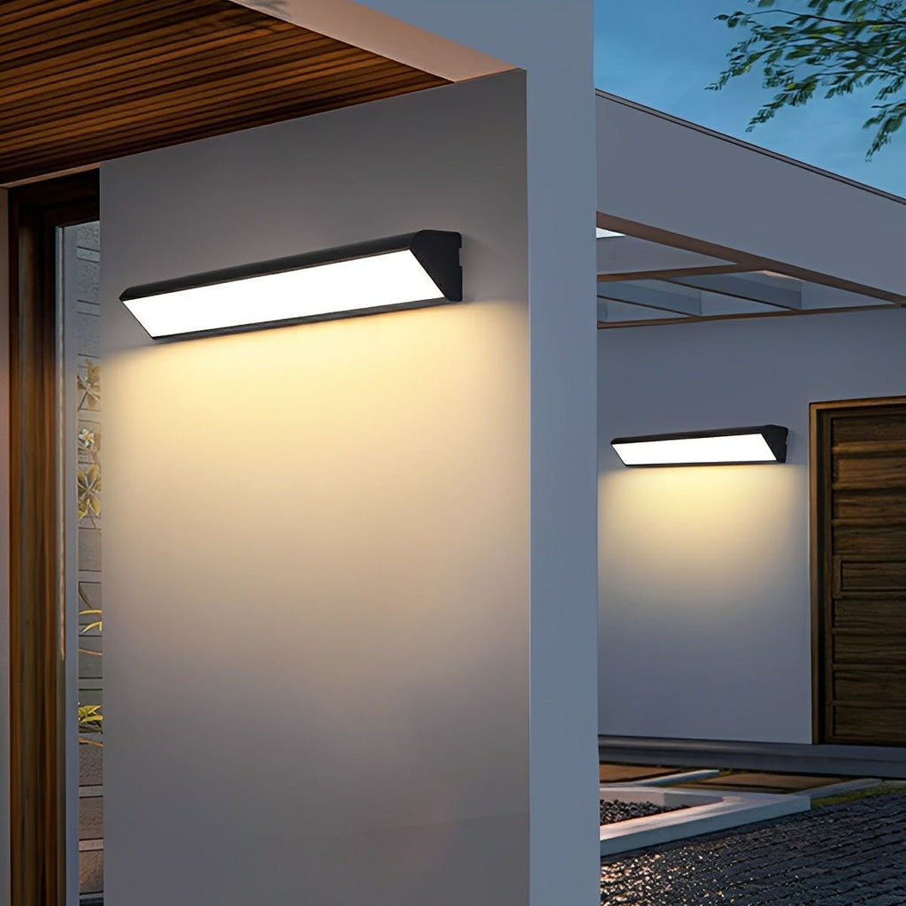 Sireya | Moderno Faretto da Parete LED da Esterno con Design Lineare Impermeabile IP65 per Illuminazione di Giardini e Patii