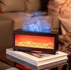 IGNIVA Diffusore Aromatico Umidificatore LED Effetti Fiamma Controllo Intelligente del Tempo