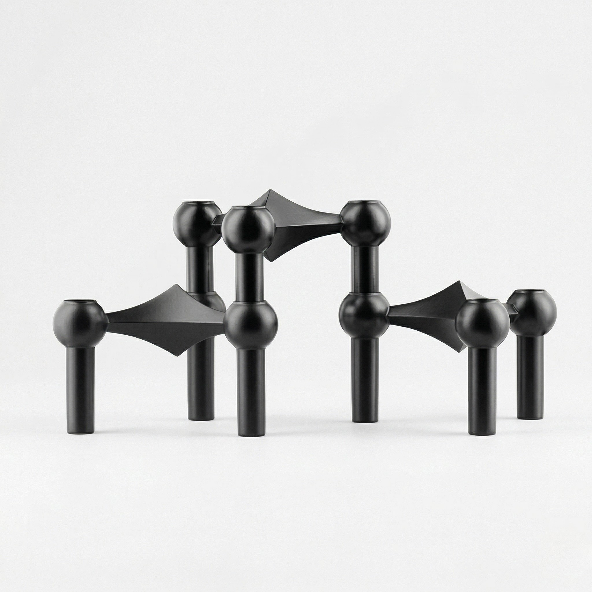 Portacandele Modulare Metallo Geometrico Design Moderno
